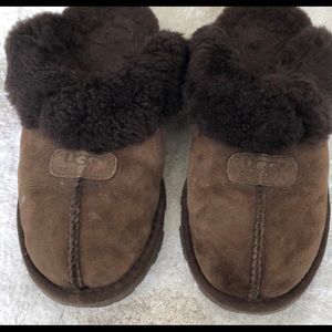 UGG chocolate slippers